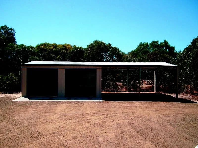 Suburban 5 Garaport - 6 x 12m - Double Garage & Carport Combo | Wide Span Sheds